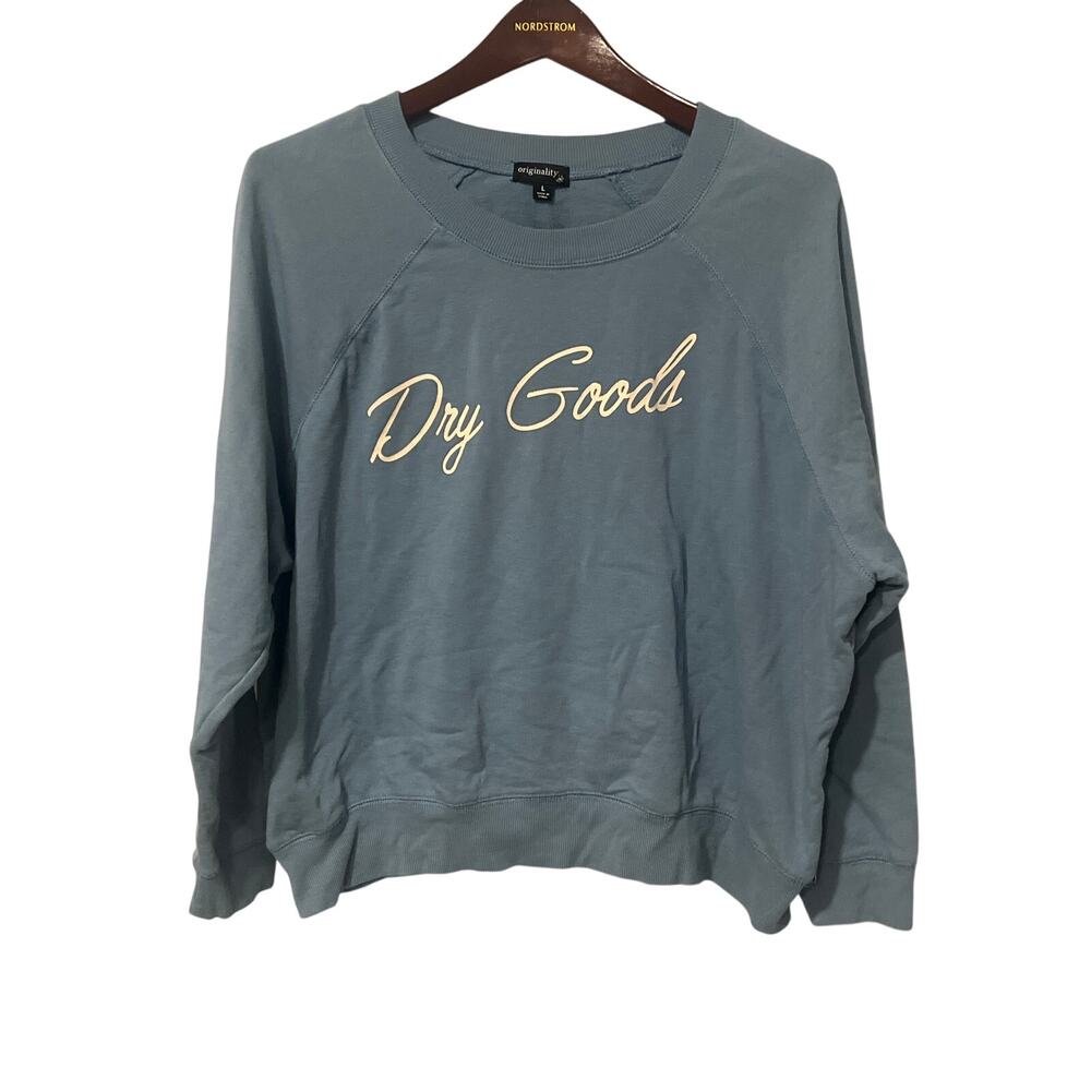 Dry Goods Blue, Sweatshirt, Size L 1387Y